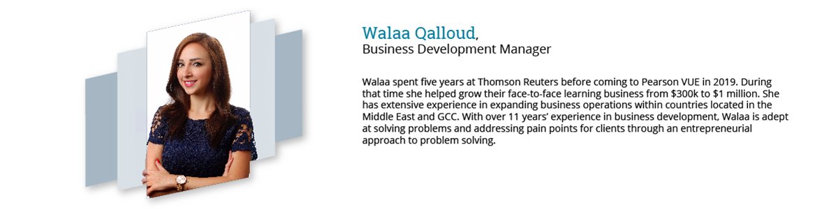 Walaa Qalloud, Business Development Manager